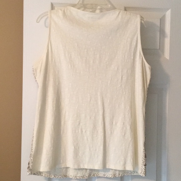 Coldwater Creek Sequined Tank - Picture 4 of 6